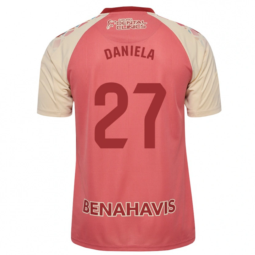Danxen Barn Daniela Sáenz Parra #27 Ljus Rosa Röd Blå Bortatröja Matchtröjor 2026/27 Tröjor T-Tröja