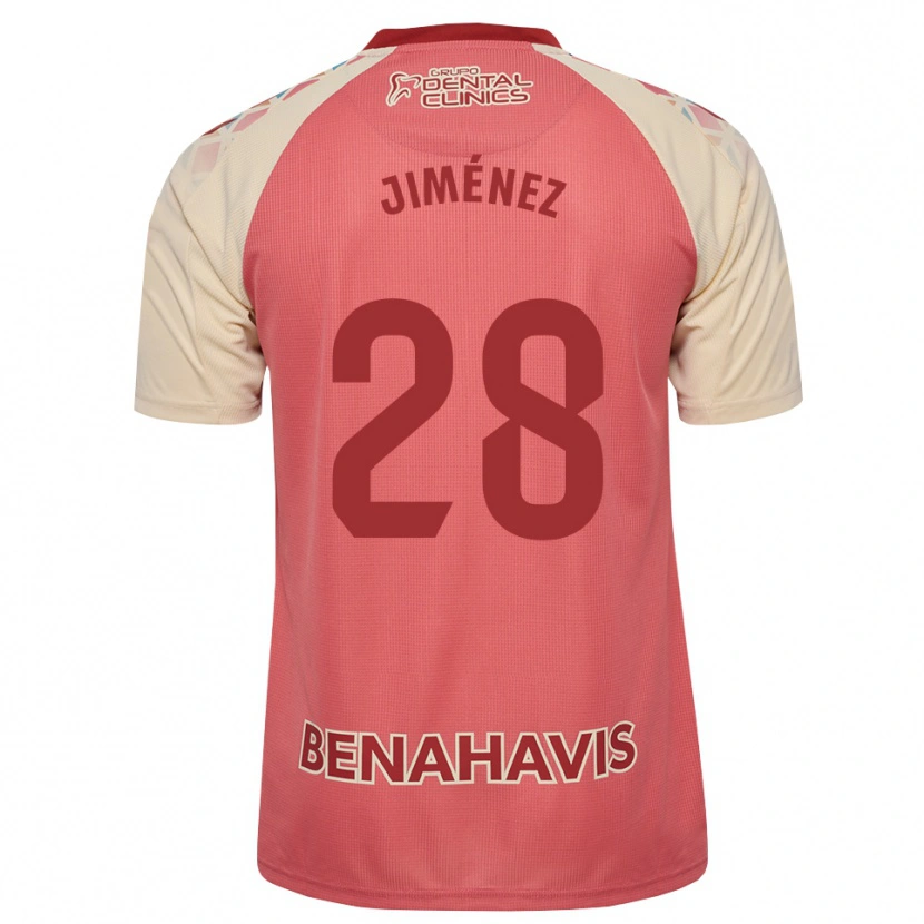 Danxen Barn Alberto Jiménez #28 Ljus Rosa Röd Blå Bortatröja Matchtröjor 2026/27 Tröjor T-Tröja