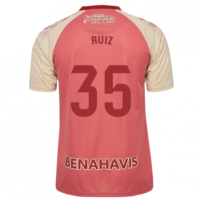 Danxen Barn Jorge Ruiz #35 Ljus Rosa Röd Blå Bortatröja Matchtröjor 2026/27 Tröjor T-Tröja