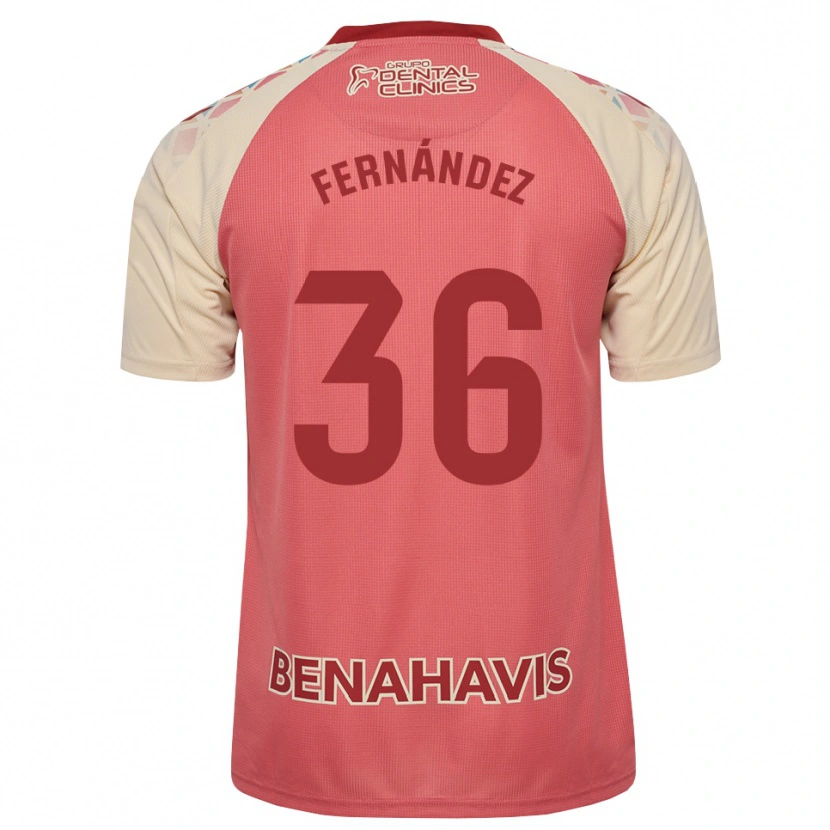 Danxen Barn Basti Fernández #36 Ljus Rosa Röd Blå Bortatröja Matchtröjor 2026/27 Tröjor T-Tröja