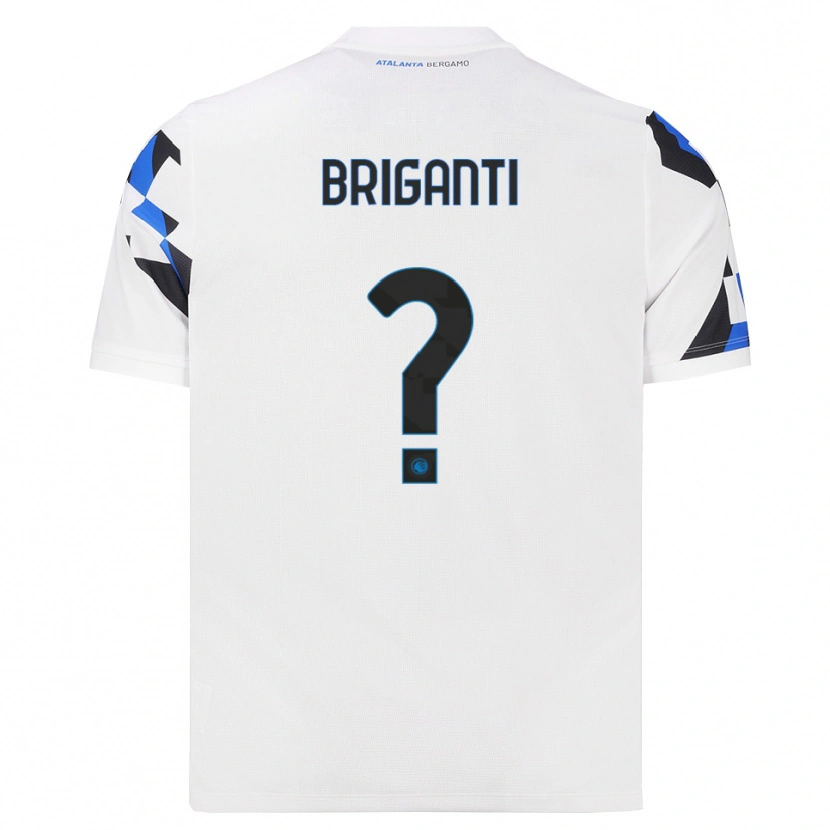 Danxen Barn Tommaso Briganti #0 Vit Röd Blå Bortatröja Matchtröjor 2026/27 Tröjor T-Tröja