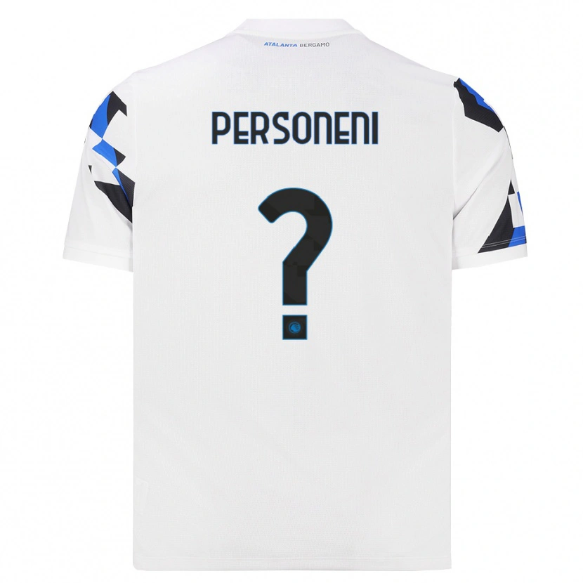 Danxen Barn Mirko Personeni #0 Vit Röd Blå Bortatröja Matchtröjor 2026/27 Tröjor T-Tröja