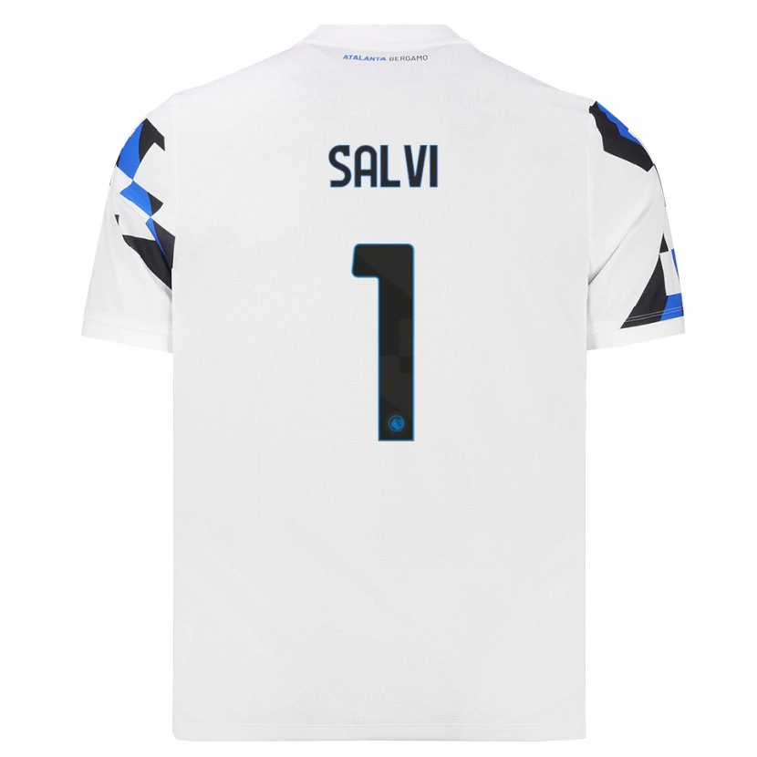 Danxen Barn Margherita Salvi #1 Vit Röd Blå Bortatröja Matchtröjor 2026/27 Tröjor T-Tröja