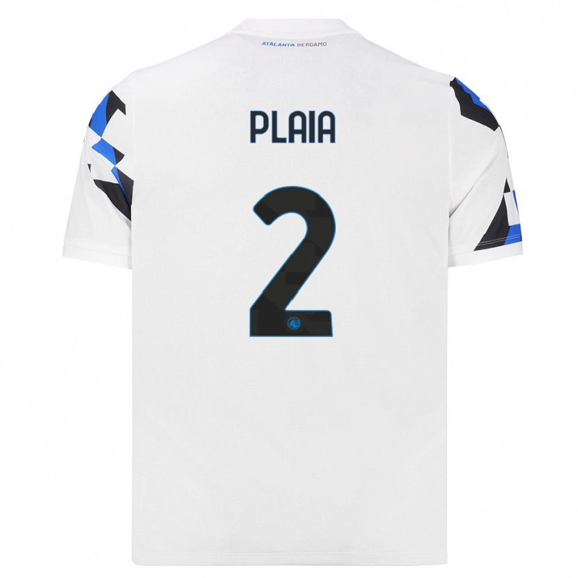 Danxen Barn Matteo Plaia #2 Vit Röd Blå Bortatröja Matchtröjor 2026/27 Tröjor T-Tröja