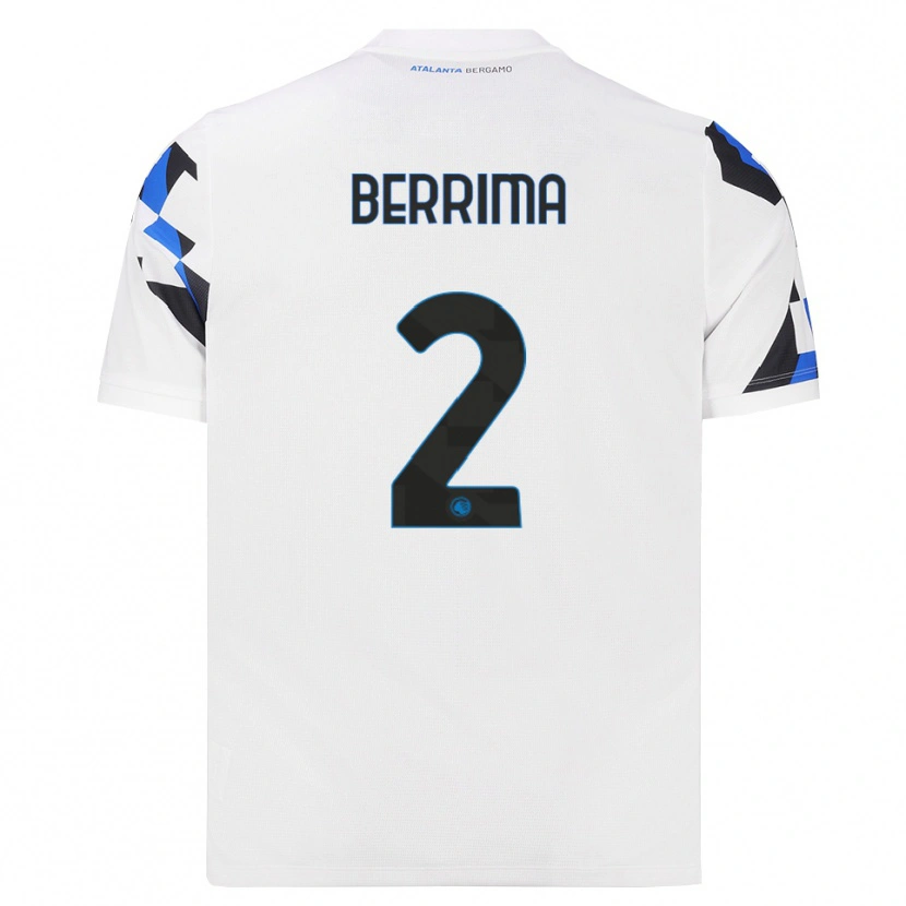 Danxen Barn Salim Berrima #2 Vit Röd Blå Bortatröja Matchtröjor 2026/27 Tröjor T-Tröja