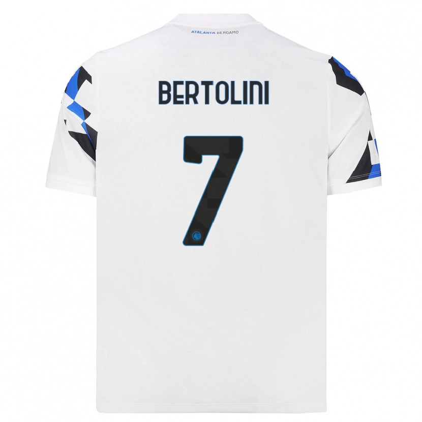 Danxen Barn Gabriele Bertolini #7 Vit Röd Blå Bortatröja Matchtröjor 2026/27 Tröjor T-Tröja