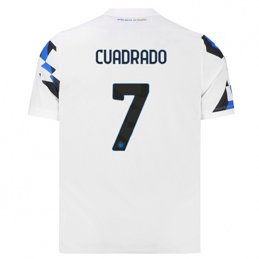Danxen Barn Juan Cuadrado #7 Vit Röd Blå Bortatröja Matchtröjor 2026/27 Tröjor T-Tröja