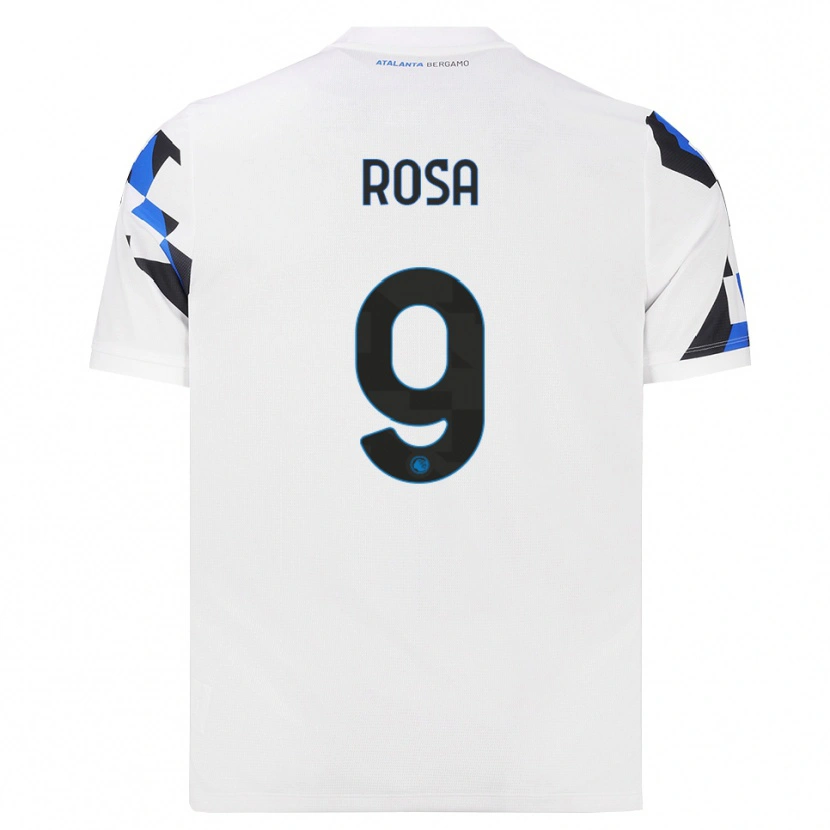 Danxen Barn Alessio Rosa #9 Vit Röd Blå Bortatröja Matchtröjor 2026/27 Tröjor T-Tröja