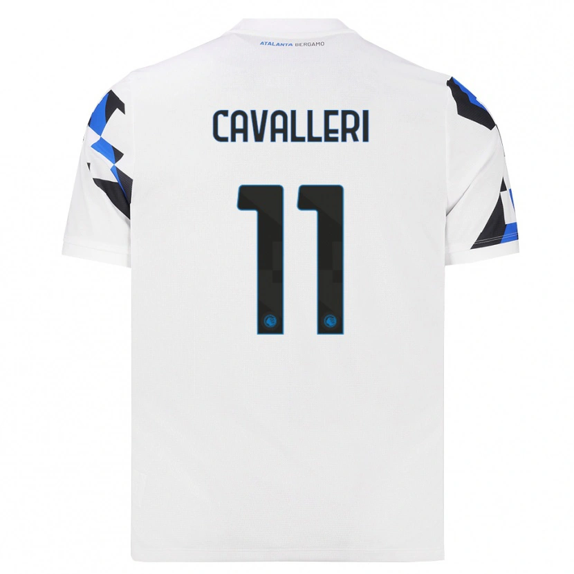 Danxen Barn Nicolas Cavalleri #11 Vit Röd Blå Bortatröja Matchtröjor 2026/27 Tröjor T-Tröja