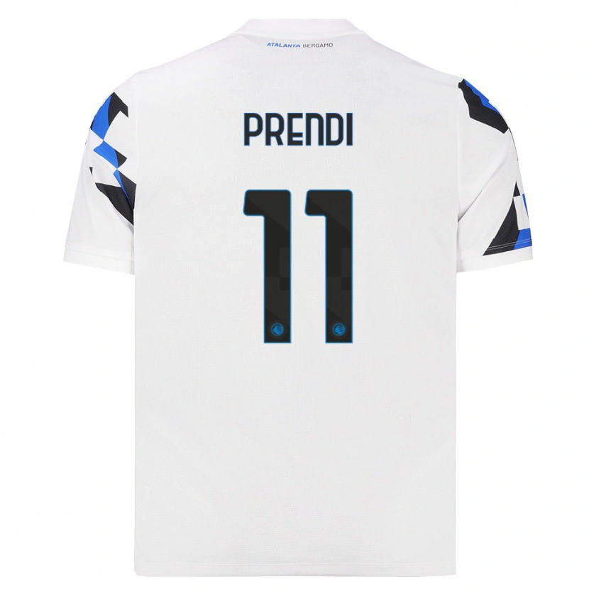 Danxen Barn Samuel Prendi #11 Vit Röd Blå Bortatröja Matchtröjor 2026/27 Tröjor T-Tröja