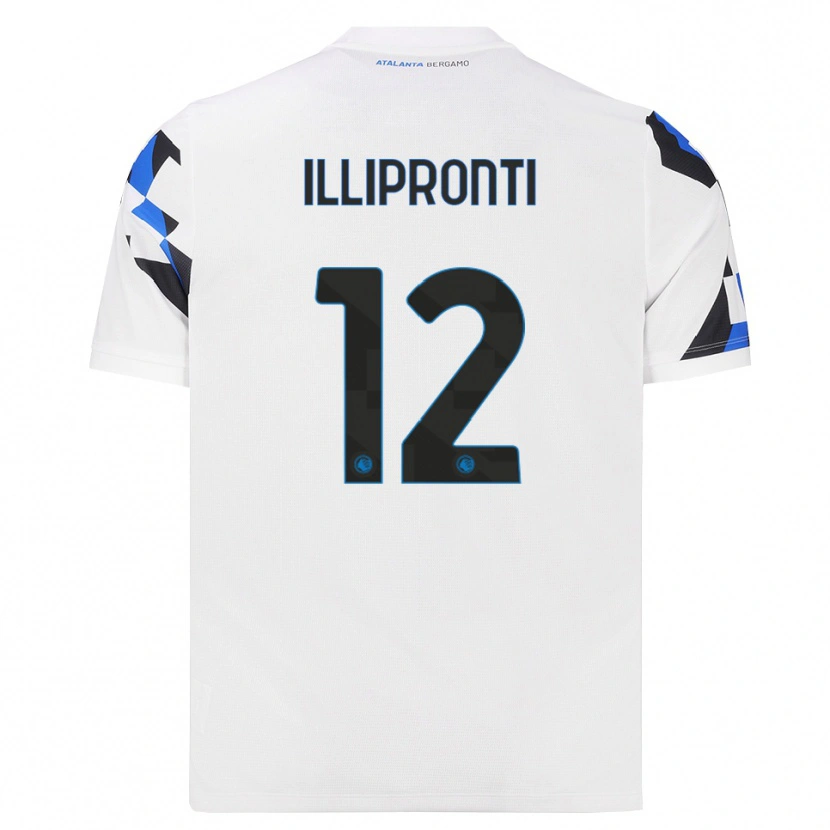 Danxen Barn Filippo Illipronti #12 Vit Röd Blå Bortatröja Matchtröjor 2026/27 Tröjor T-Tröja