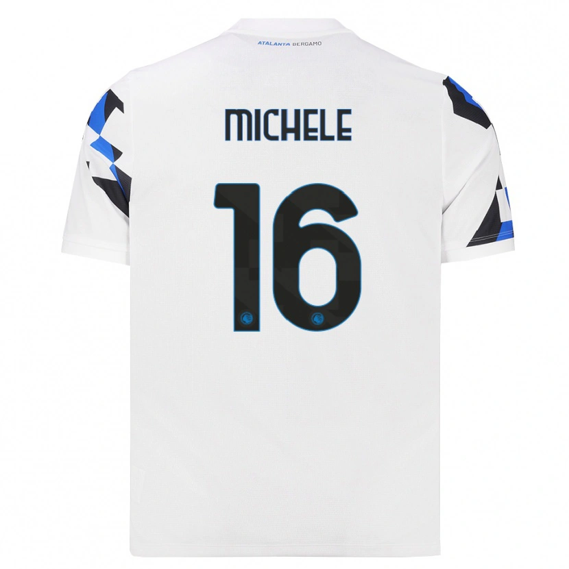 Danxen Barn Michele Rinaldi #16 Vit Röd Blå Bortatröja Matchtröjor 2026/27 Tröjor T-Tröja