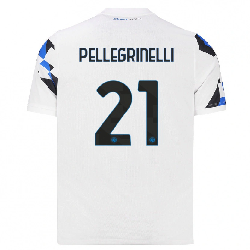 Danxen Barn Giorgia Pellegrinelli #21 Vit Röd Blå Bortatröja Matchtröjor 2026/27 Tröjor T-Tröja