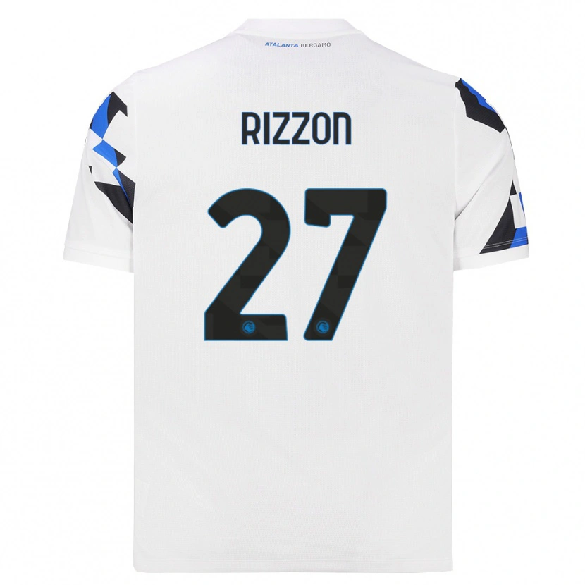 Danxen Barn Giulia Rizzon #27 Vit Röd Blå Bortatröja Matchtröjor 2026/27 Tröjor T-Tröja