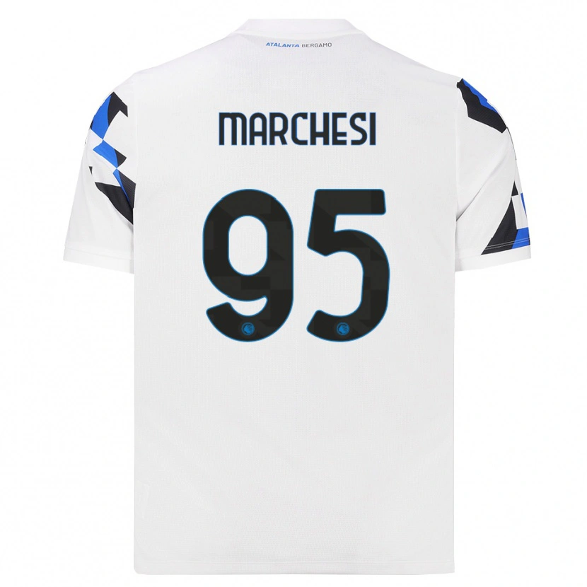 Danxen Barn Silvia Marchesi #95 Vit Röd Blå Bortatröja Matchtröjor 2026/27 Tröjor T-Tröja