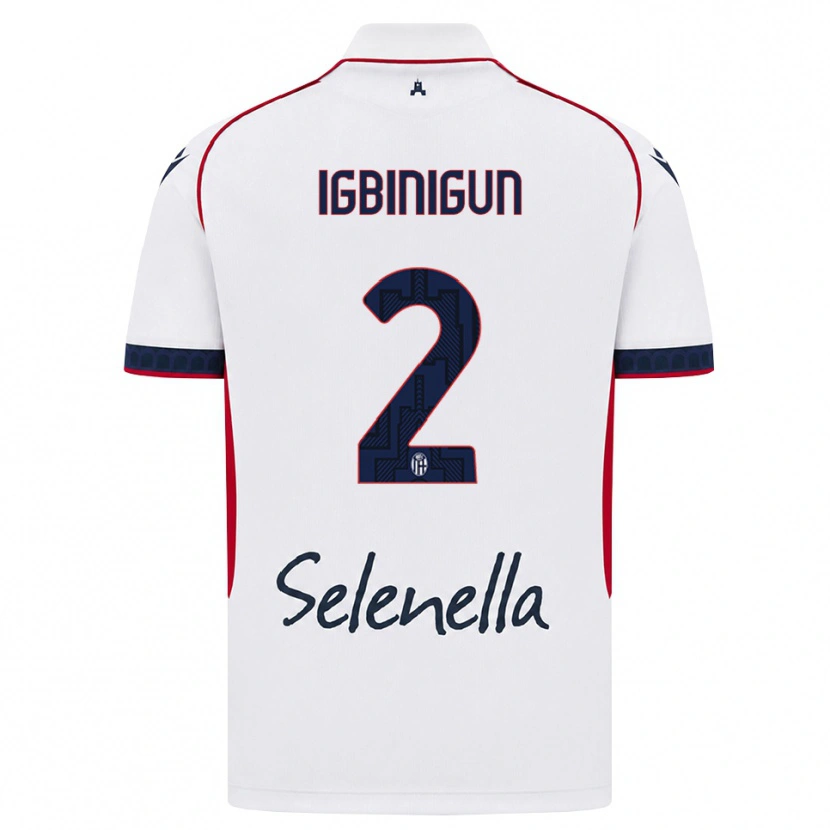 Danxen Barn James Igbinigun #2 Vit Röd Kunglig Blå Bortatröja Matchtröjor 2026/27 Tröjor T-Tröja