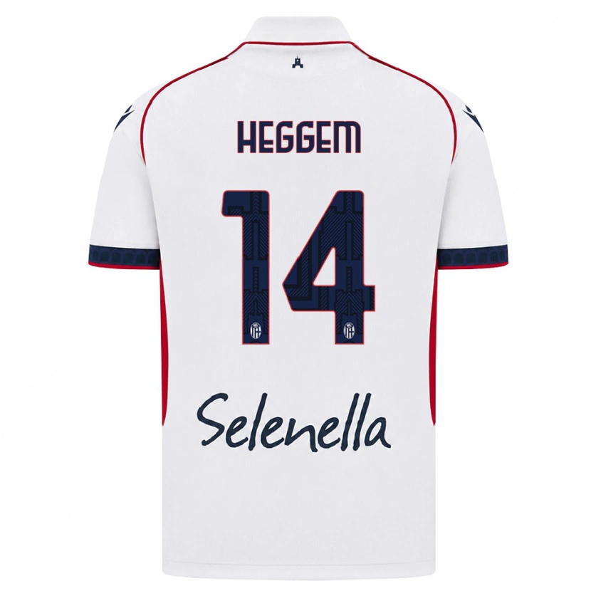 Danxen Barn Torbjørn Heggem #14 Vit Röd Kunglig Blå Bortatröja Matchtröjor 2026/27 Tröjor T-Tröja