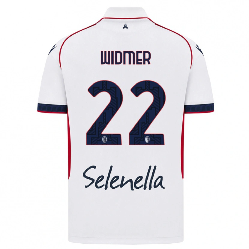 Danxen Barn Renato Widmer D’autilia #22 Vit Röd Kunglig Blå Bortatröja Matchtröjor 2026/27 Tröjor T-Tröja