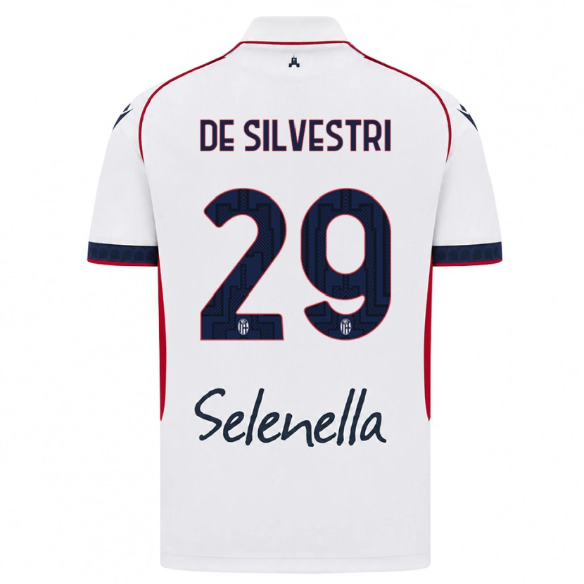Danxen Barn Lorenzo De Silvestri #29 Vit Röd Kunglig Blå Bortatröja Matchtröjor 2026/27 Tröjor T-Tröja