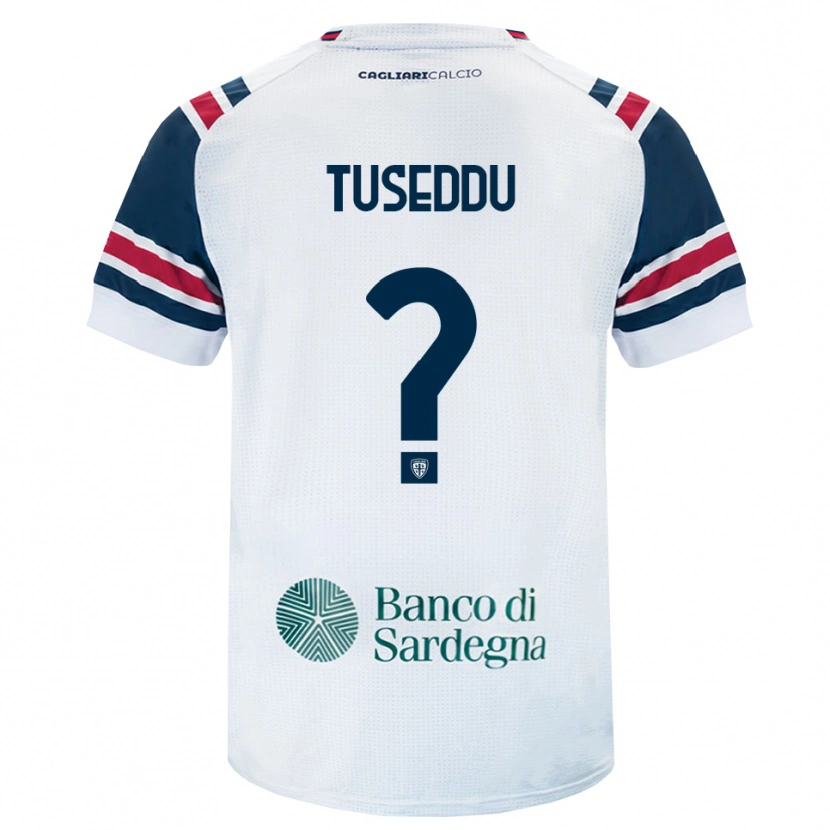 Danxen Barn Alessio Tuseddu #0 Vit Röd Grön Bortatröja Matchtröjor 2026/27 Tröjor T-Tröja