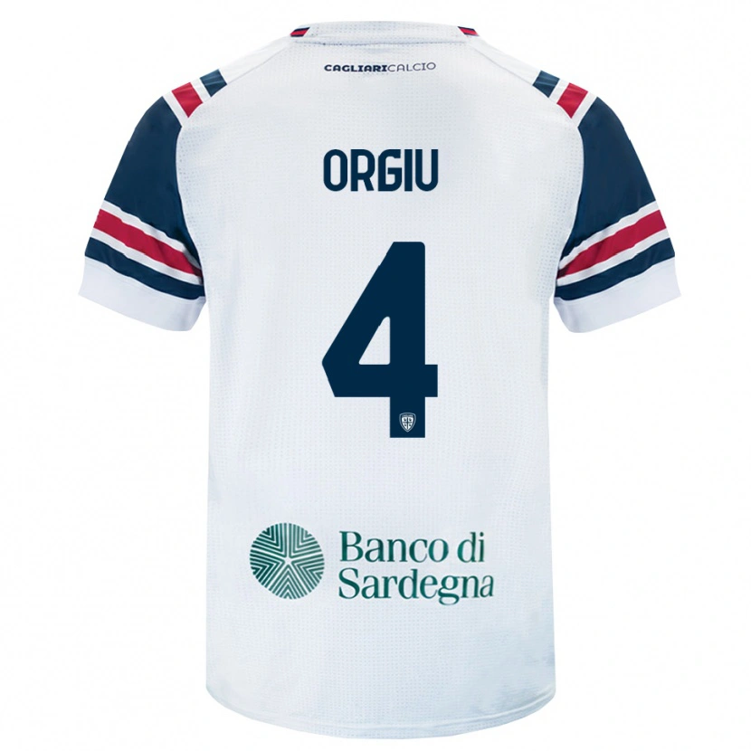 Danxen Barn Samuele Orgiu #4 Vit Röd Grön Bortatröja Matchtröjor 2026/27 Tröjor T-Tröja