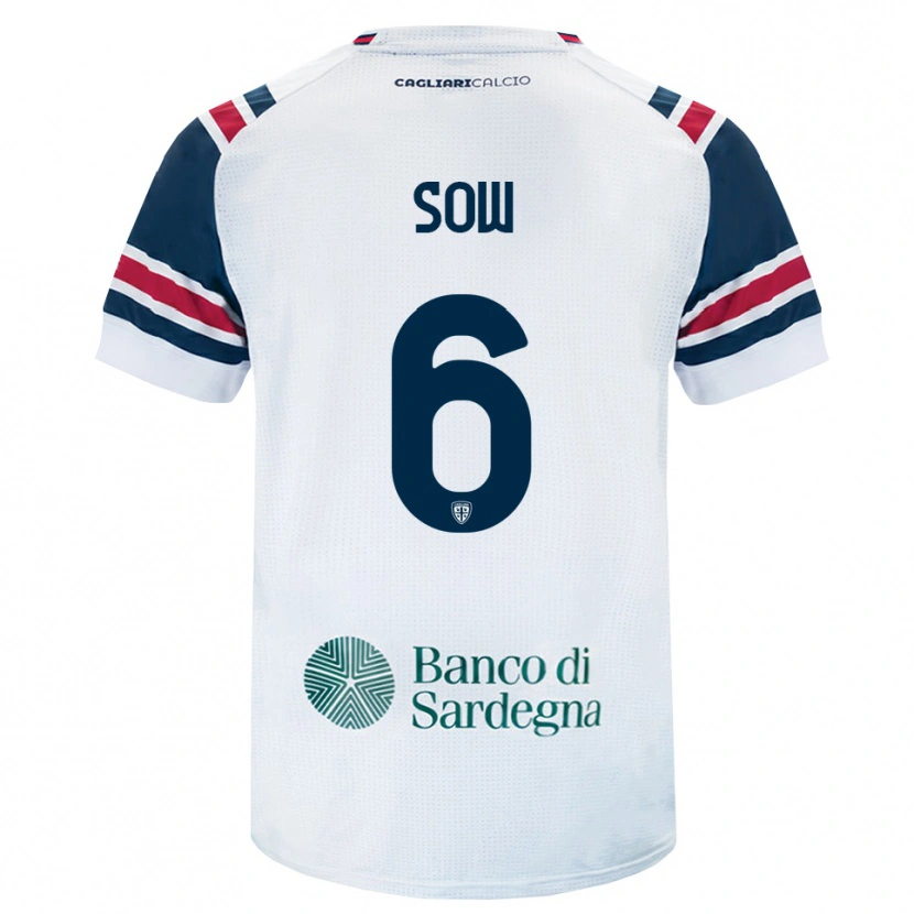 Danxen Barn Mouhamed Sow #6 Vit Röd Grön Bortatröja Matchtröjor 2026/27 Tröjor T-Tröja