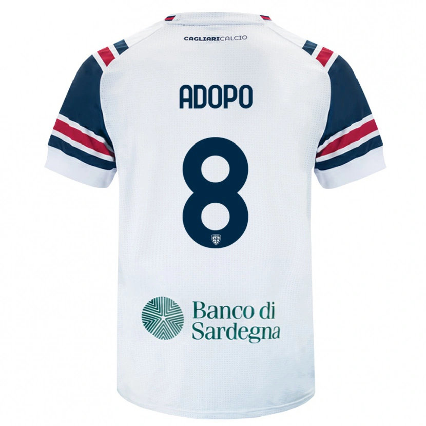 Danxen Barn Michel Adopo #8 Vit Röd Grön Bortatröja Matchtröjor 2026/27 Tröjor T-Tröja