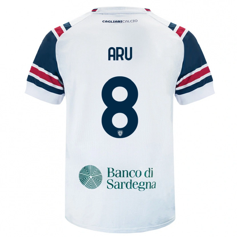 Danxen Barn Riccardo Aru #8 Vit Röd Grön Bortatröja Matchtröjor 2026/27 Tröjor T-Tröja