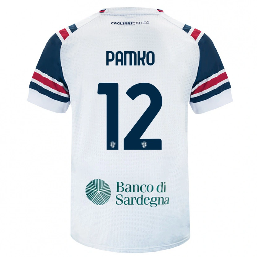 Danxen Barn Dmytro Pamko #12 Vit Röd Grön Bortatröja Matchtröjor 2026/27 Tröjor T-Tröja