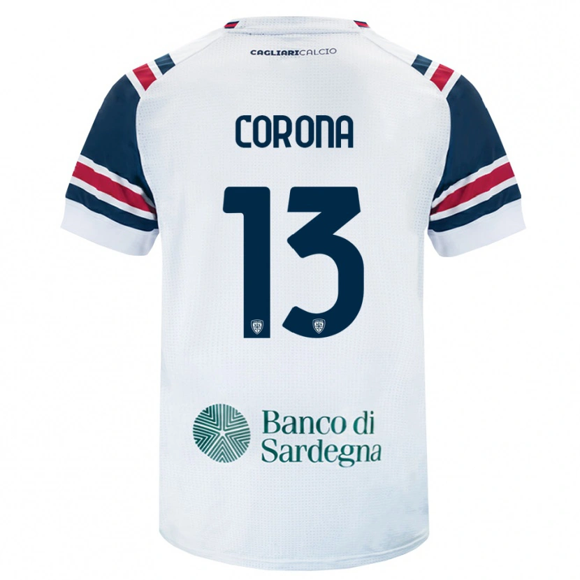 Danxen Barn Claudio Corona #13 Vit Röd Grön Bortatröja Matchtröjor 2026/27 Tröjor T-Tröja