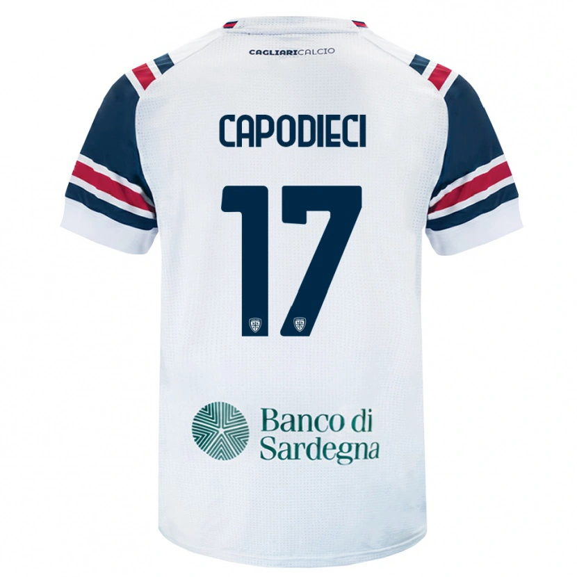 Danxen Barn Loris Capodieci #17 Vit Röd Grön Bortatröja Matchtröjor 2026/27 Tröjor T-Tröja