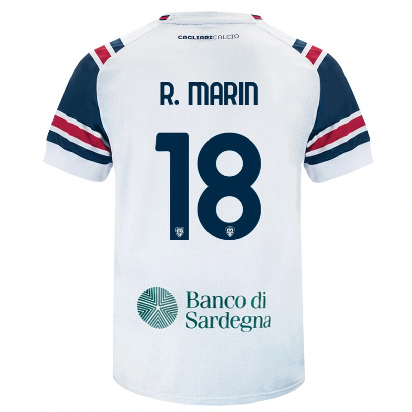 Danxen Barn Răzvan Marin #18 Vit Röd Grön Bortatröja Matchtröjor 2026/27 Tröjor T-Tröja