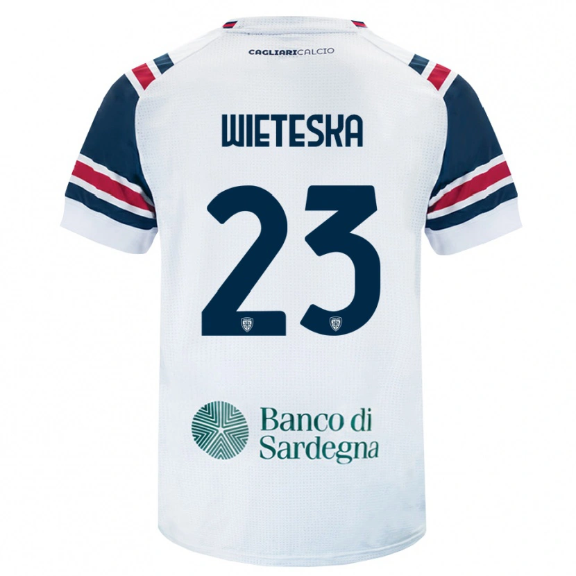Danxen Barn Mateusz Wieteska #23 Vit Röd Grön Bortatröja Matchtröjor 2026/27 Tröjor T-Tröja