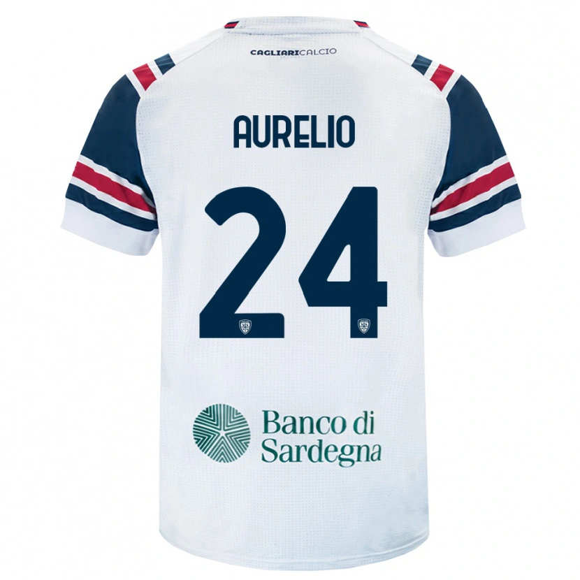Danxen Barn Giuseppe Aurelio #24 Vit Röd Grön Bortatröja Matchtröjor 2026/27 Tröjor T-Tröja