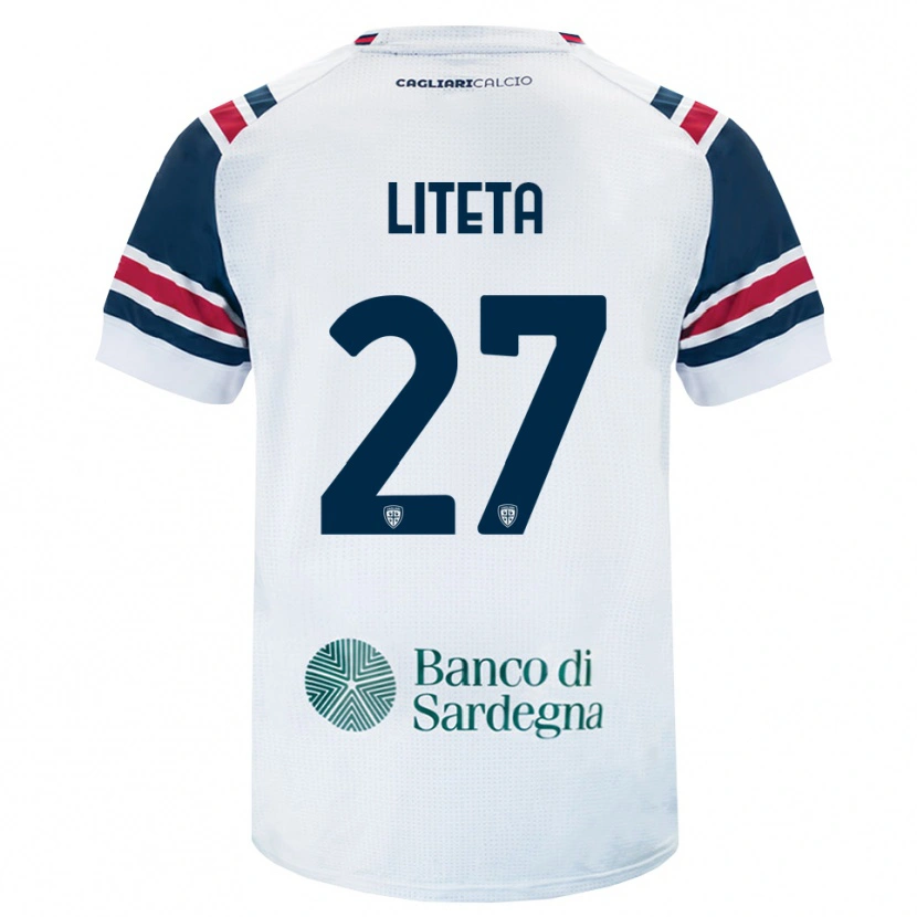Danxen Barn Joseph Liteta #27 Vit Röd Grön Bortatröja Matchtröjor 2026/27 Tröjor T-Tröja