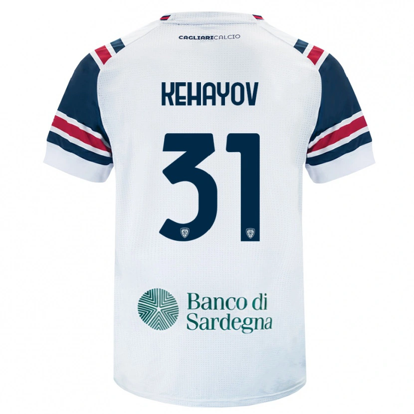 Danxen Barn Atanas Kehayov #31 Vit Röd Grön Bortatröja Matchtröjor 2026/27 Tröjor T-Tröja