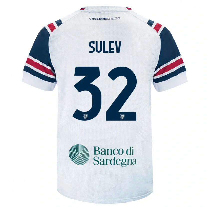 Danxen Barn Ivan Sulev #32 Vit Röd Grön Bortatröja Matchtröjor 2026/27 Tröjor T-Tröja