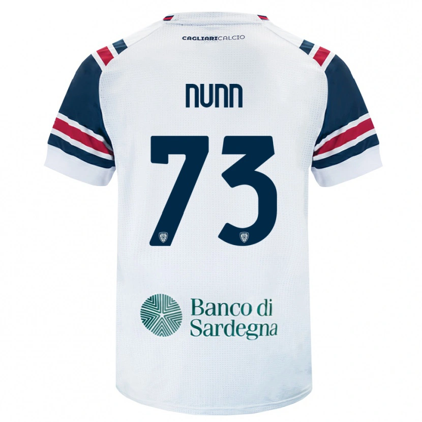Danxen Barn Jack Nunn #73 Vit Röd Grön Bortatröja Matchtröjor 2026/27 Tröjor T-Tröja