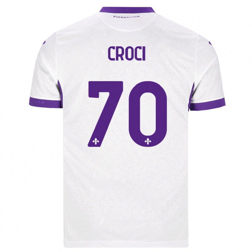 Danxen Barn Federico Croci #70 Vit Lila Bortatröja Matchtröjor 2026/27 Tröjor T-Tröja