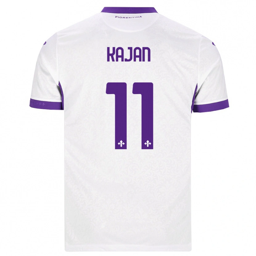 Danxen Barn Zsanett Kaján #11 Vit Lila Bortatröja Matchtröjor 2026/27 Tröjor T-Tröja