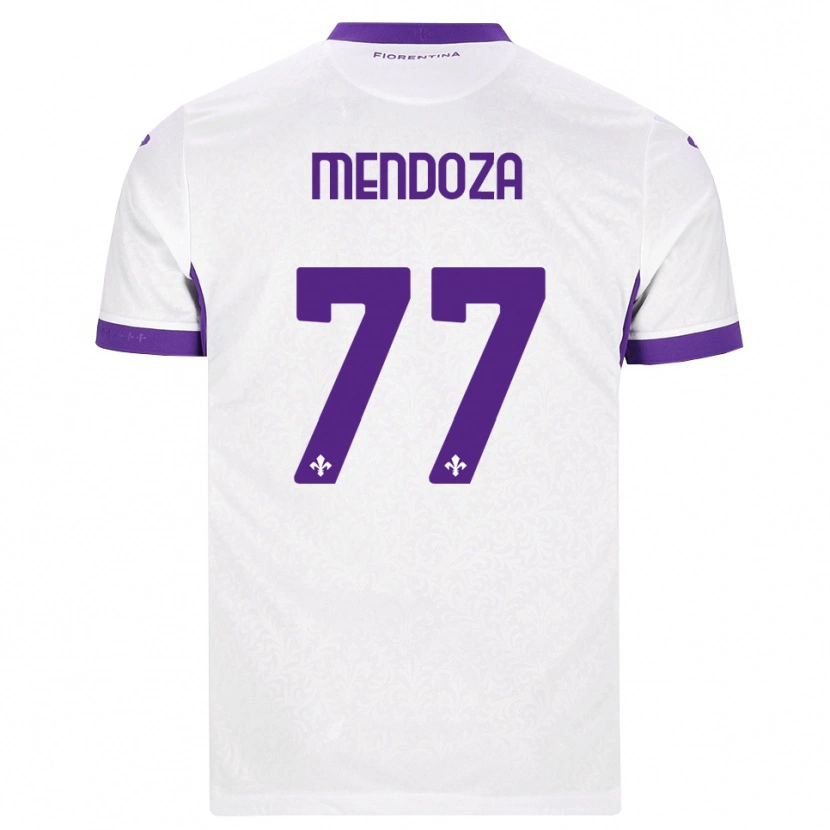 Danxen Barn William Mendoza #77 Vit Lila Bortatröja Matchtröjor 2026/27 Tröjor T-Tröja