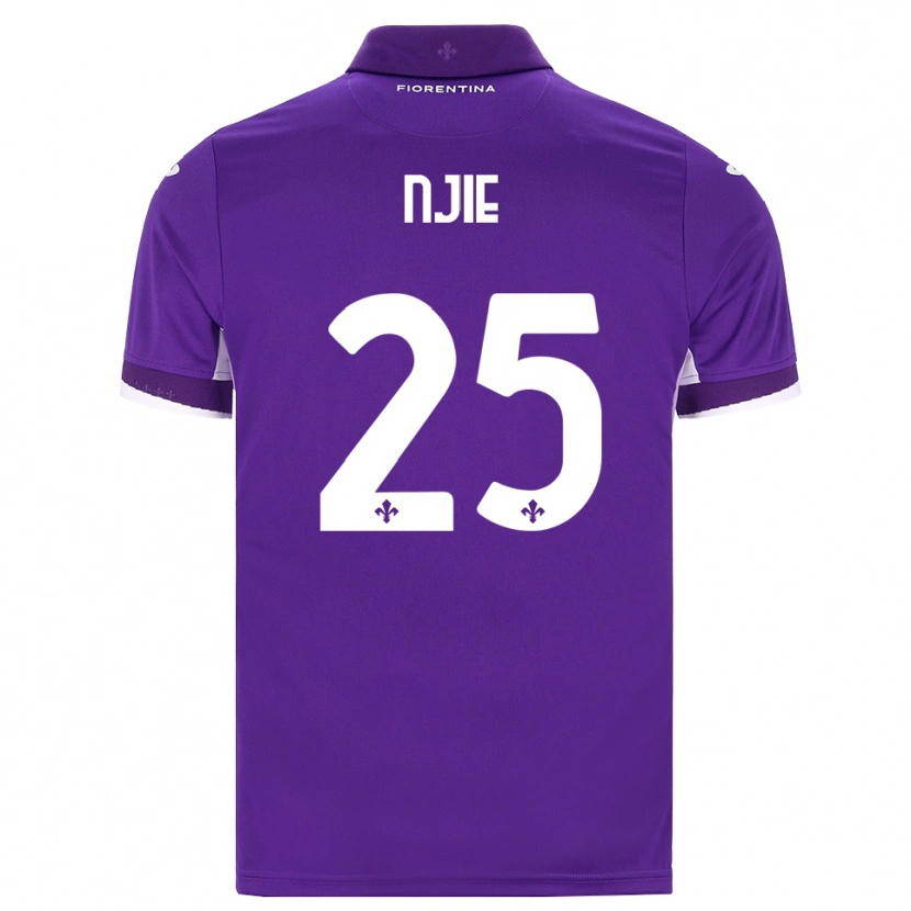 Danxen Barn Alieu Njie #25 Lila Vit Rosa Hemmatröja Matchtröjor 2026/27 Tröjor T-Tröja