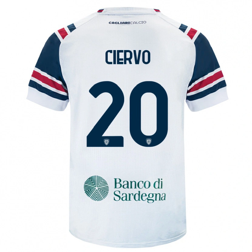 Danxen Barn Riccardo Ciervo #20 Vit Röd Grön Bortatröja Matchtröjor 2026/27 Tröjor T-Tröja