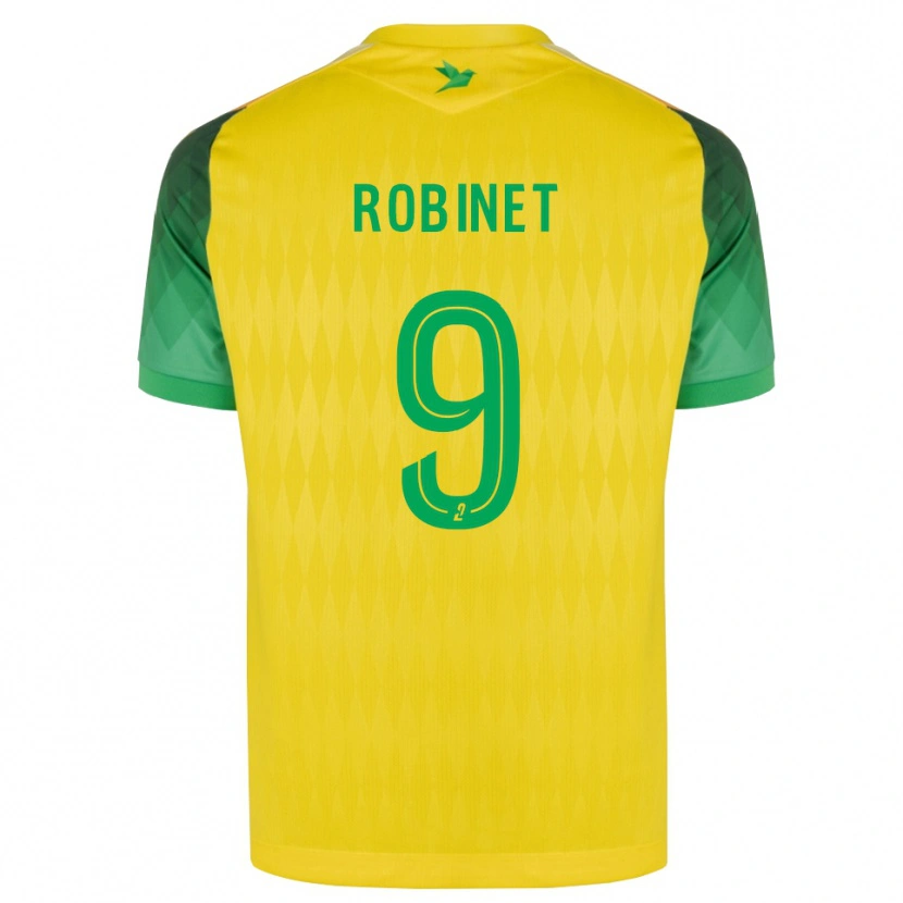 Danxen Barn Thomas Robinet #9 Gul Grön Röd Hemmatröja Matchtröjor 2026/27 Tröjor T-Tröja
