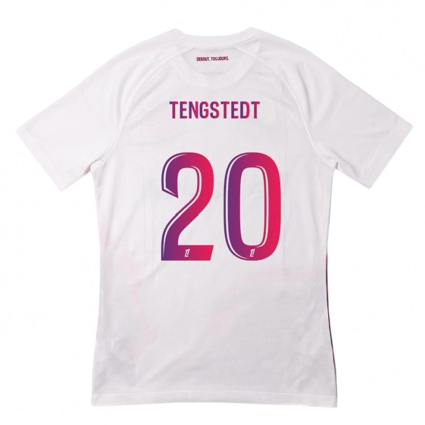 Danxen Män Casper Tengstedt #20 Vit Rosa Lila Bortatröja Matchtröjor 2026/27 Tröjor T-Tröja