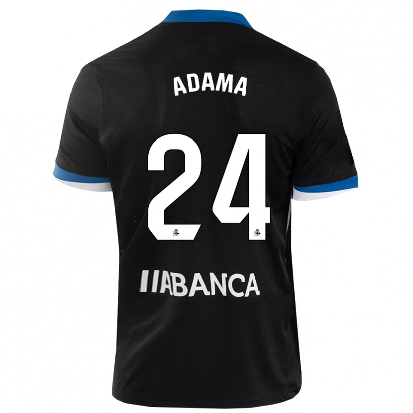 Danxen Män Adama Traoré #24 Svart Blå Vit Bortatröja Matchtröjor 2026/27 Tröjor T-Tröja