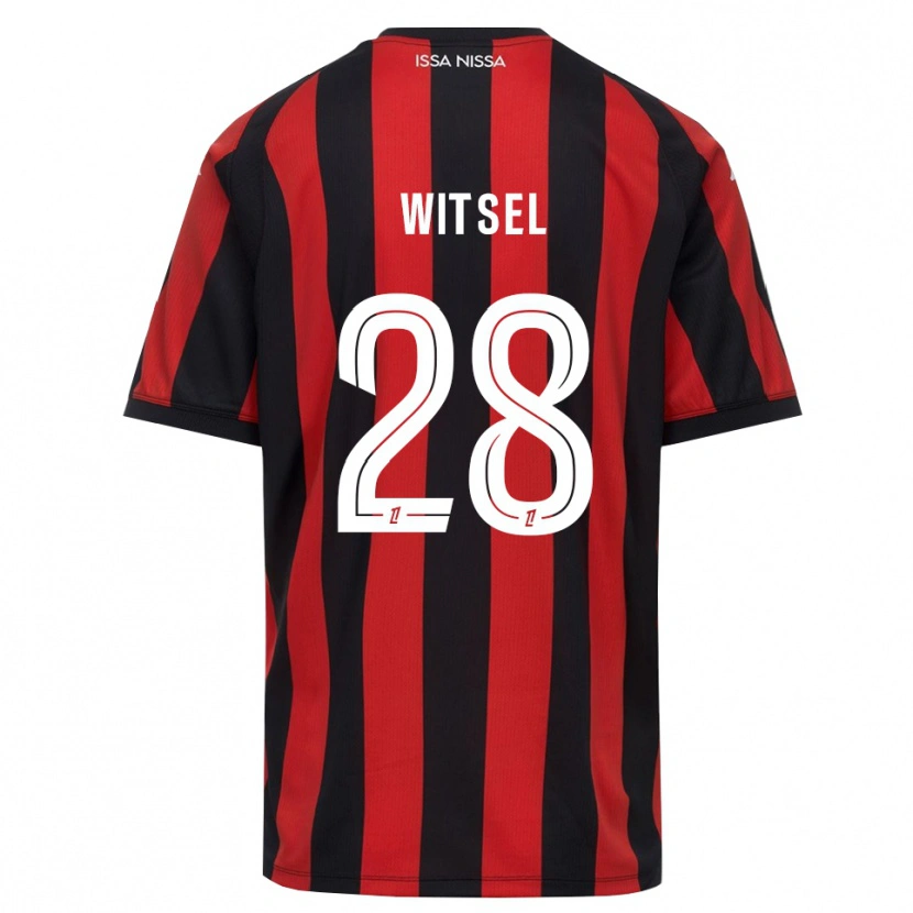 Danxen Män Axel Witsel #28 Röd Svart Vit Hemmatröja Matchtröjor 2026/27 Tröjor T-Tröja