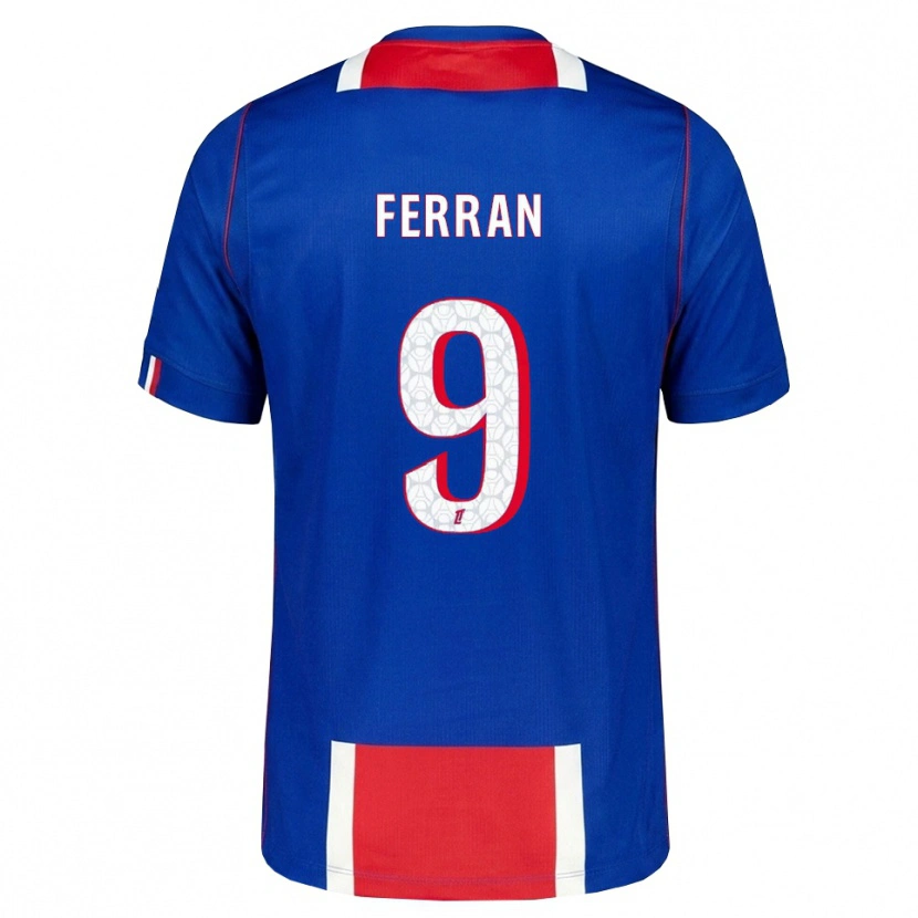 Danxen Män Ferran Torres #9 Röd Vit Blå Hemmatröja Matchtröjor 2026/27 Tröjor T-Tröja