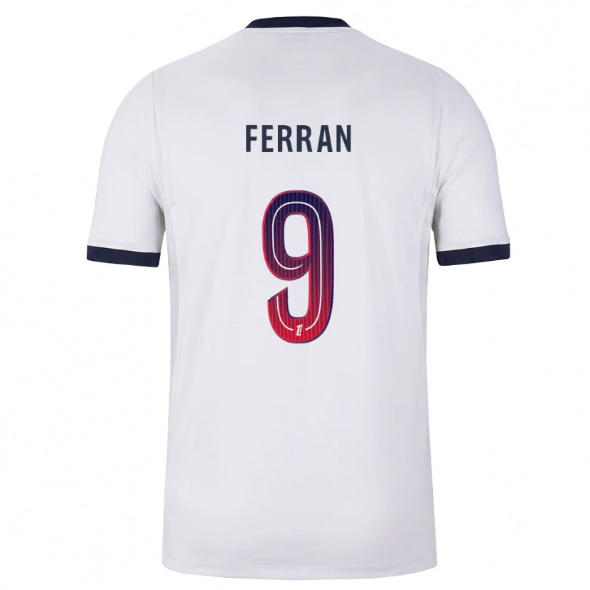 Danxen Män Ferran Torres #9 Vit Svart Röd Bortatröja Matchtröjor 2026/27 Tröjor T-Tröja