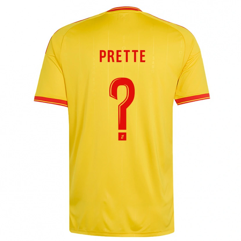 Danxen Män Andréa Prette #0 Guld Orange Röd Hemmatröja Matchtröjor 2026/27 Tröjor T-Tröja